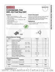 FGH40N60SM_F085 datasheet pdf Fairchild Semiconductor