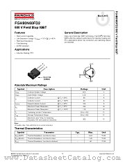 FGH80N60FD2 datasheet pdf Fairchild Semiconductor