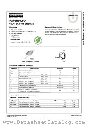 FGP5N60UFD datasheet pdf Fairchild Semiconductor