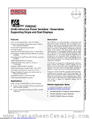 FIN324C datasheet pdf Fairchild Semiconductor