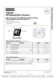 FJMA790 datasheet pdf Fairchild Semiconductor