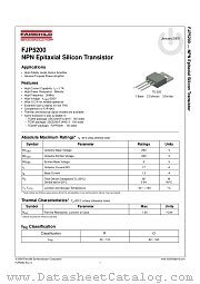 FJP5200 datasheet pdf Fairchild Semiconductor