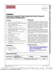 FMS6404 datasheet pdf Fairchild Semiconductor