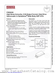 FOD8320 datasheet pdf Fairchild Semiconductor