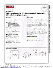 FODM611 datasheet pdf Fairchild Semiconductor