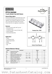 FP7G150US60 datasheet pdf Fairchild Semiconductor