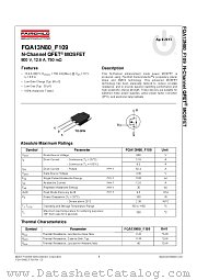 FQA13N80_F109 datasheet pdf Fairchild Semiconductor