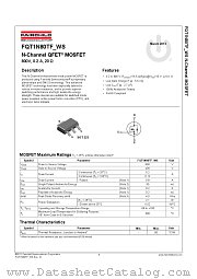 FQT1N80 datasheet pdf Fairchild Semiconductor