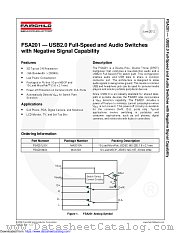 FSA201 datasheet pdf Fairchild Semiconductor