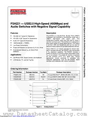 FSA221 datasheet pdf Fairchild Semiconductor