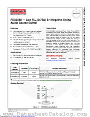 FSA2380 datasheet pdf Fairchild Semiconductor