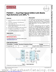 FSA3031 datasheet pdf Fairchild Semiconductor