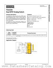 FSA3259 datasheet pdf Fairchild Semiconductor