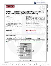 FSA800 datasheet pdf Fairchild Semiconductor
