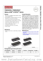 FSB50250A datasheet pdf Fairchild Semiconductor
