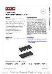 FSB50250AS datasheet pdf Fairchild Semiconductor