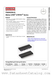 FSB50250US datasheet pdf Fairchild Semiconductor