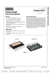 FSBB15CH60BT datasheet pdf Fairchild Semiconductor