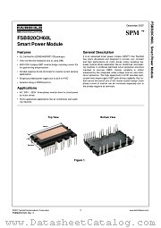 FSBB20CH60L datasheet pdf Fairchild Semiconductor