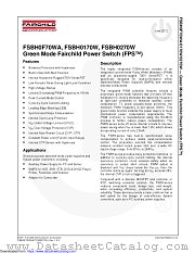 FSBH0170W datasheet pdf Fairchild Semiconductor