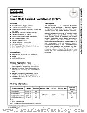 FSCM0465R datasheet pdf Fairchild Semiconductor