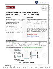 FSHDMI08 datasheet pdf Fairchild Semiconductor