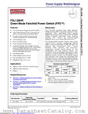 FSL126HR datasheet pdf Fairchild Semiconductor