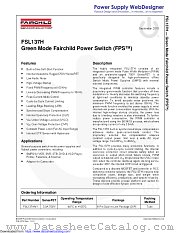 FSL137H datasheet pdf Fairchild Semiconductor