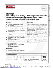 FXLA0104 datasheet pdf Fairchild Semiconductor
