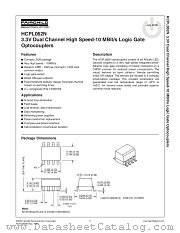 HCPL062N datasheet pdf Fairchild Semiconductor