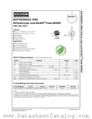 HUF76629D_F085 datasheet pdf Fairchild Semiconductor