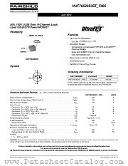 HUF76639S_F085 datasheet pdf Fairchild Semiconductor