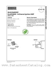 ISL9V2540S_F085 datasheet pdf Fairchild Semiconductor