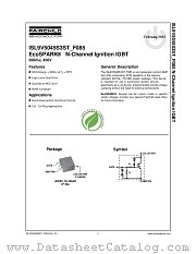 ISL9V5045S_F085 datasheet pdf Fairchild Semiconductor