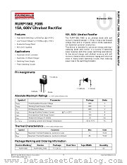 RURP1560_F085 datasheet pdf Fairchild Semiconductor
