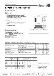 FFM102 datasheet pdf Formosa MS