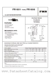 FR1606 datasheet pdf Formosa MS