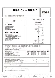 R2500F datasheet pdf Formosa MS