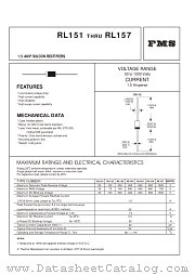 RL157 datasheet pdf Formosa MS