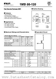 1MB08-120 datasheet pdf Fuji Electric