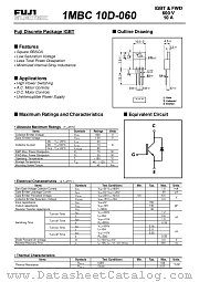 1MBC10D-060 datasheet pdf Fuji Electric
