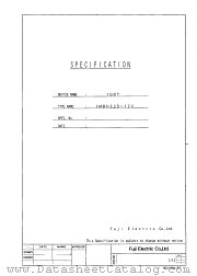 1MBH03D-120 datasheet pdf Fuji Electric