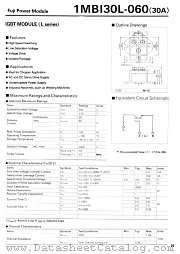 1MBI30L-060 datasheet pdf Fuji Electric