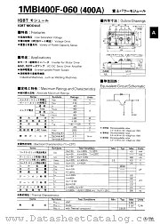 1MBI400F-060 datasheet pdf Fuji Electric