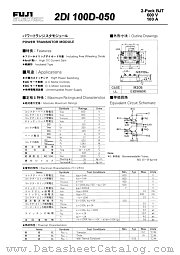 2DI100D-050 datasheet pdf Fuji Electric