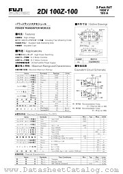 2DI100Z-100 datasheet pdf Fuji Electric