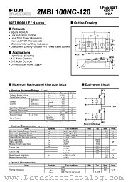 2MBI100NC-120 datasheet pdf Fuji Electric