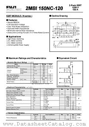2MBI150NC-120 datasheet pdf Fuji Electric