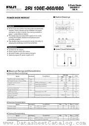 2RI100E-060 datasheet pdf Fuji Electric