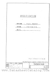 2SK1938-01R datasheet pdf Fuji Electric